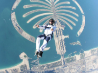 See the amazing Palm Jumeirah from the sky